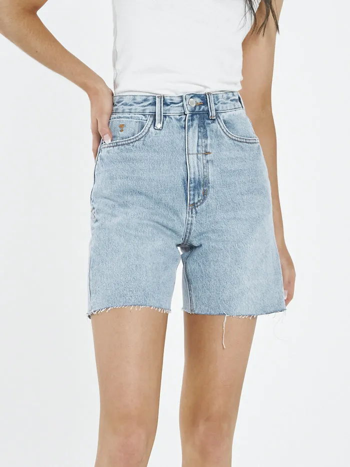 Womens Pulp Short Dust Blue Thrills Denim Shorts