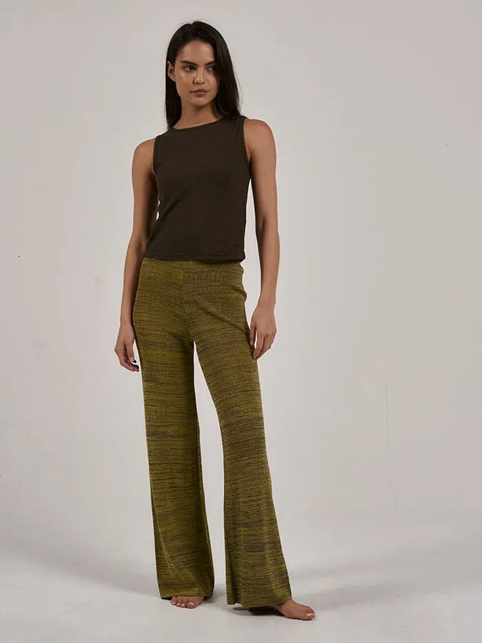 Womens Reaction Knit Pant Antique Moss Thrills Pants