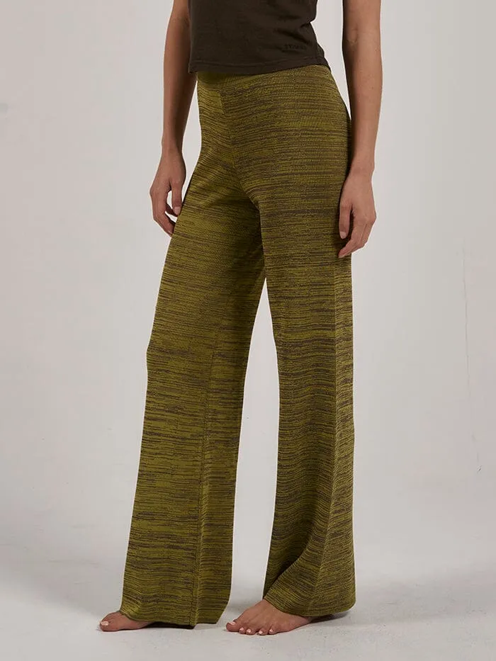 Womens Reaction Knit Pant Antique Moss Thrills Pants