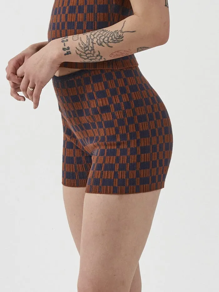 Womens Revel Knit Short Navy Thrills Shorts