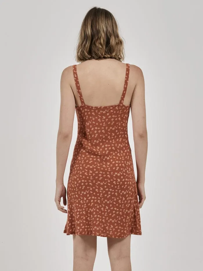 Womens Romy Mini Slip Dress Dusty Clay Thrills Dresses