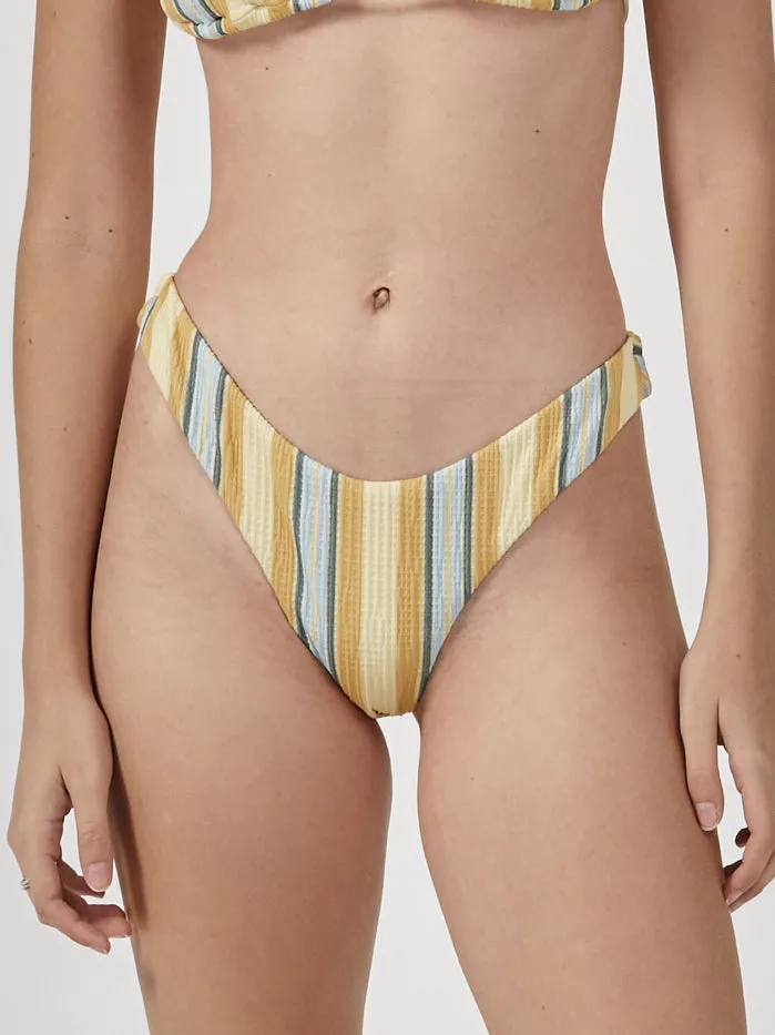 Womens Salon Thong Bikini Bottom Citrus Thrills Swim