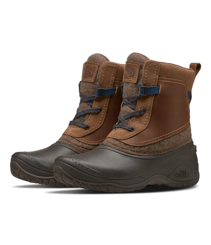 Womens Shellista III Shorty Demitasse Brwncarafe Brn The North Face Boots