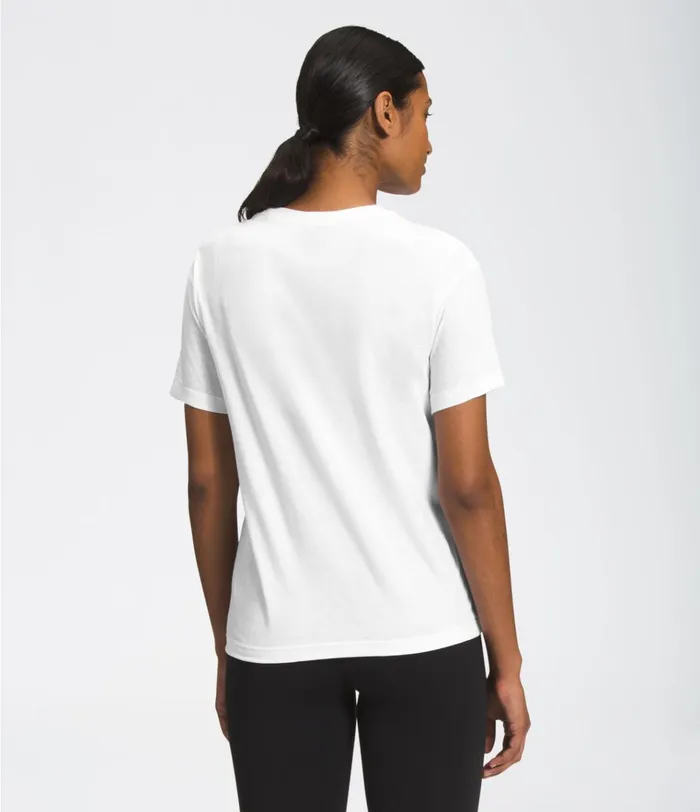 Womens Short Sleeve Half Dome TriBlend Tee Tnf White The North Face TShirts