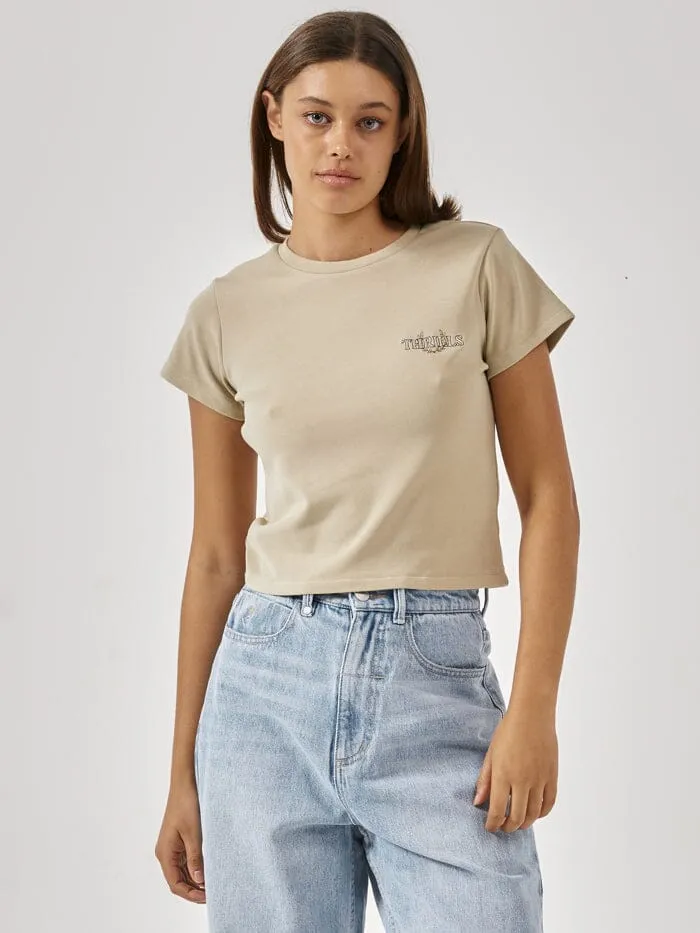Womens Superior Mini Tee Sandstone Thrills Tops and Tees