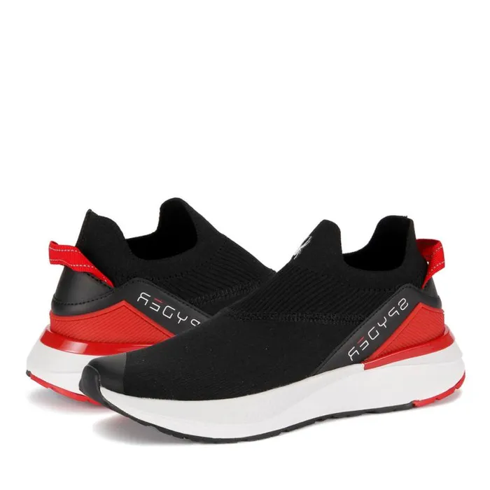 Womens Tanaga Blackfiery Red Spyder Sneakers