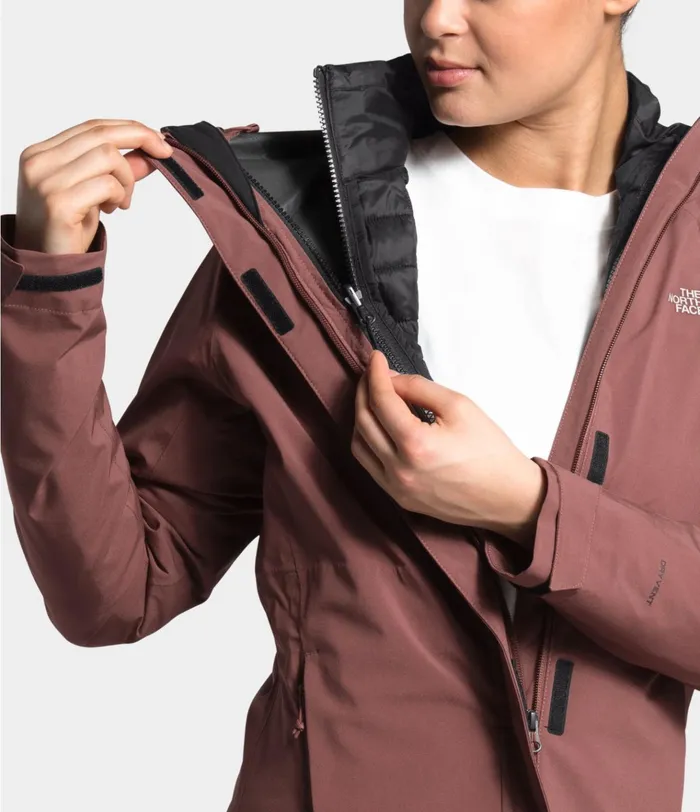 Womens ThermoBall Eco Triclimate Jacket Marron Purple The North Face 3In1