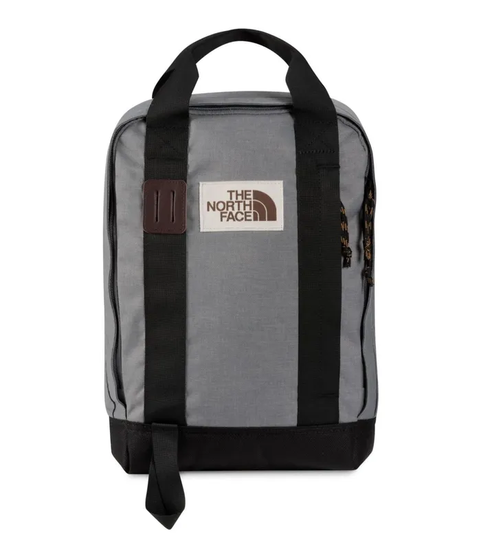 Womens Tote Pack Zinc Grey Dark Heathertnf Black The North Face Backpacks