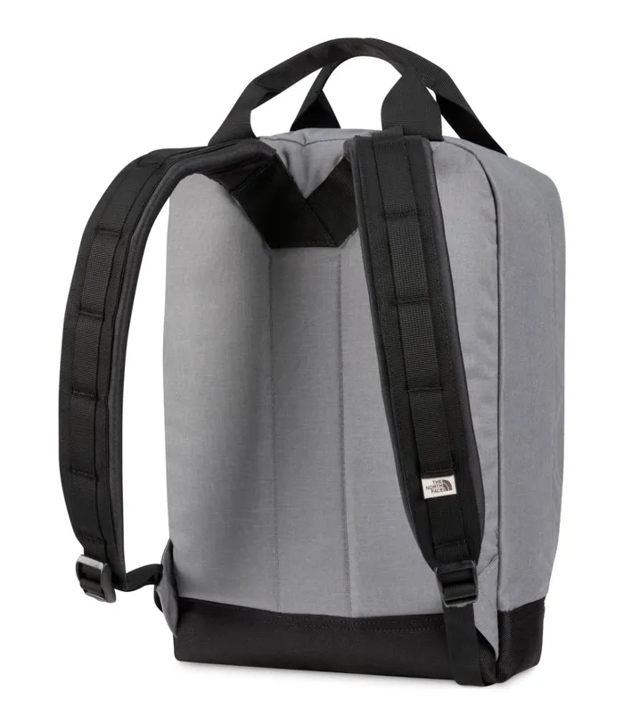 Womens Tote Pack Zinc Grey Dark Heathertnf Black The North Face Backpacks