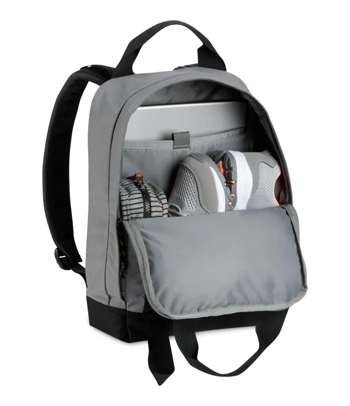 Womens Tote Pack Zinc Grey Dark Heathertnf Black The North Face Backpacks