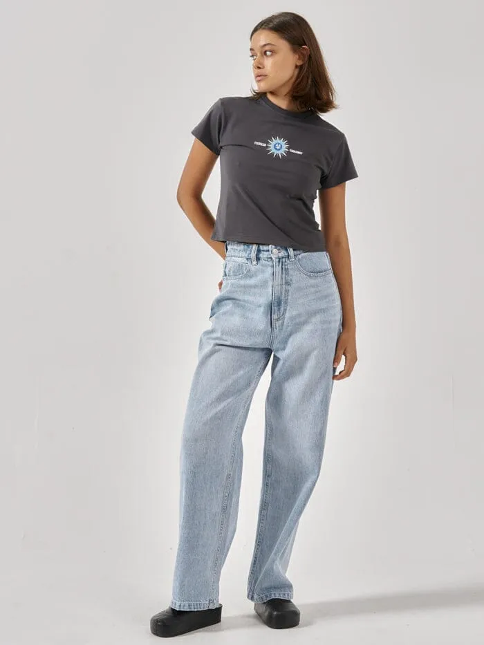 Womens Unlock Your Mind Mini Tee Merch Black Thrills Tops and Tees
