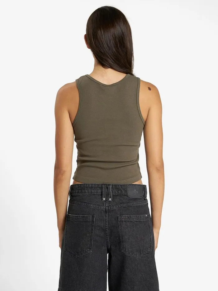 Womens Workwear Curve Tank Tarmac Thrills Tops and Tees