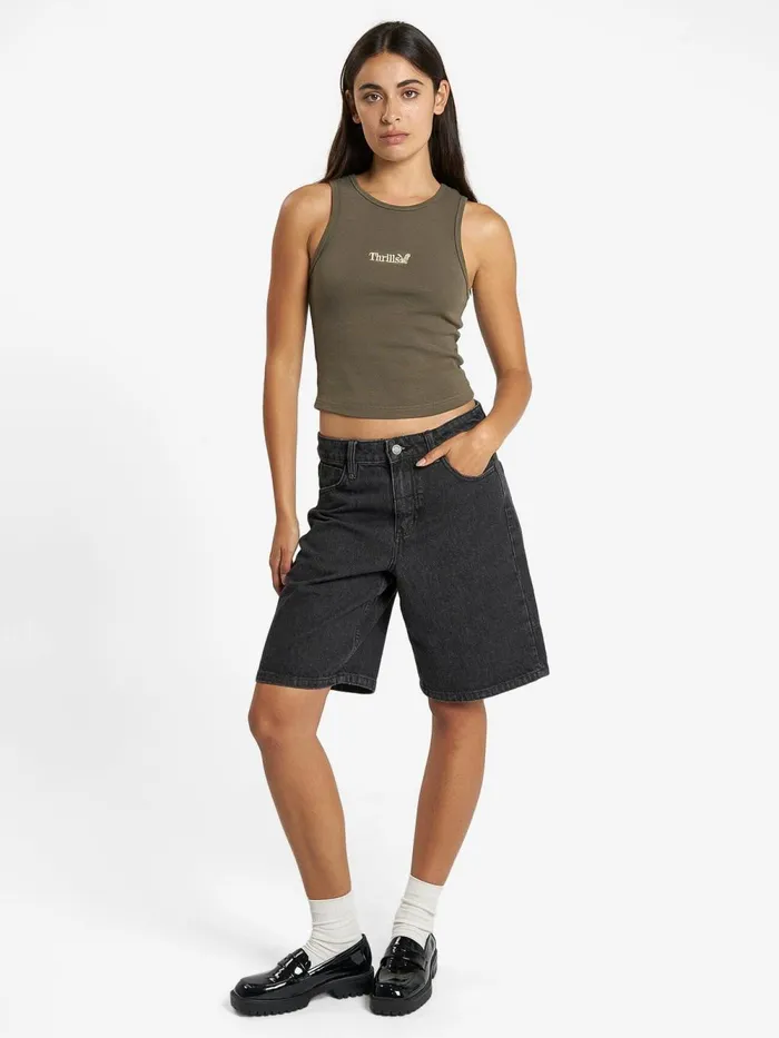 Womens Workwear Curve Tank Tarmac Thrills Tops and Tees