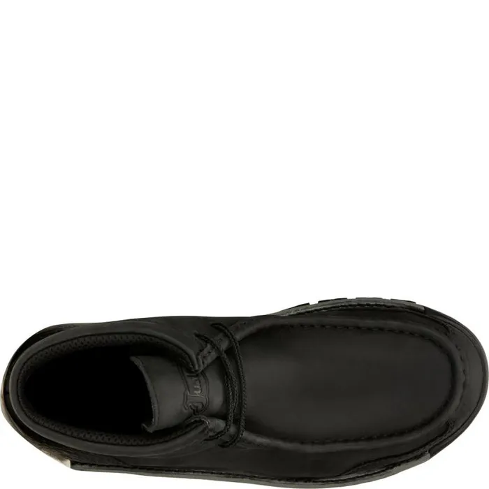 Work Men Justin Boots Crafton 4034 Alloy Mocc Toe Coal Black 040black041