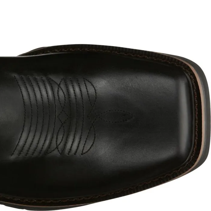 Work Men Justin Boots Driller 11034 Composite Toe Work Boot Black