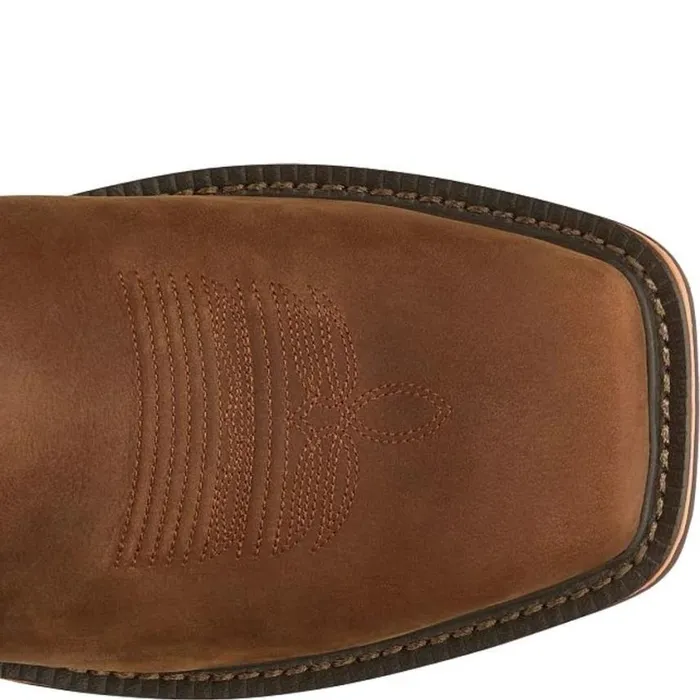 Work Men Justin Boots Resistor 11034 Waterproof Nano Composite Toe Work Boot Rustic Brown 040brown041
