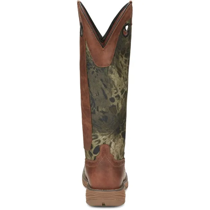 Work Men Justin Boots Rush Strike 17034 Snake Resisting Boot Brown