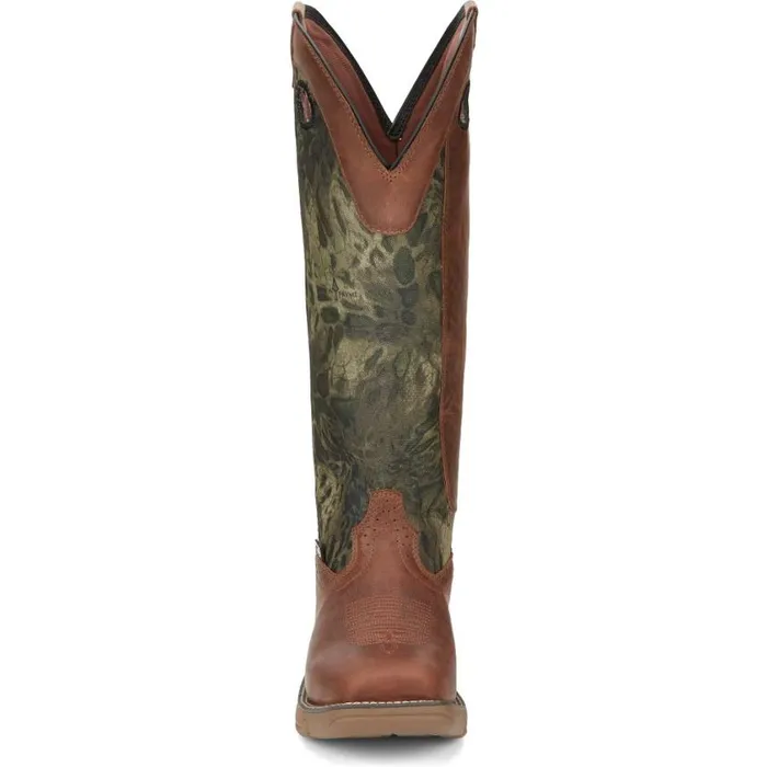 Work Men Justin Boots Rush Strike 17034 Snake Resisting Boot Brown