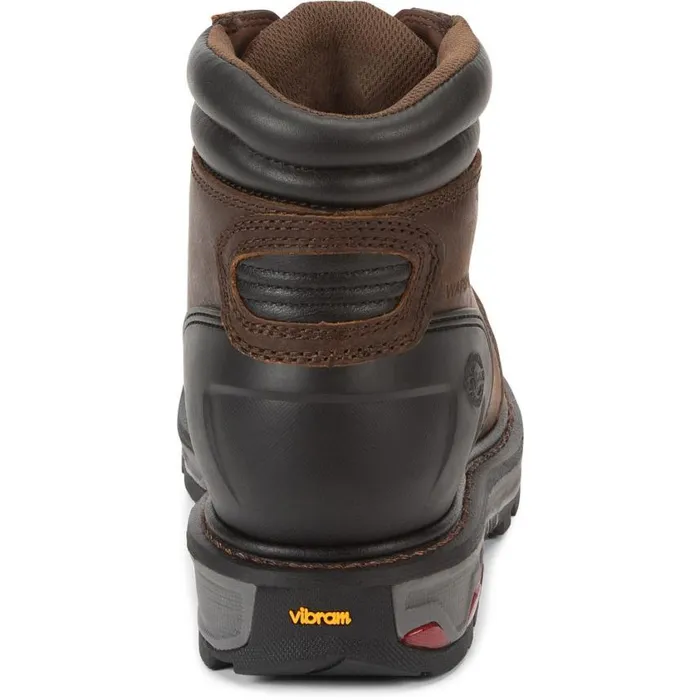 Work Men Justin Boots Warhawk 6034 Nano Composite Toe Waterproof Work Boot Whiskey Brown 040brown041