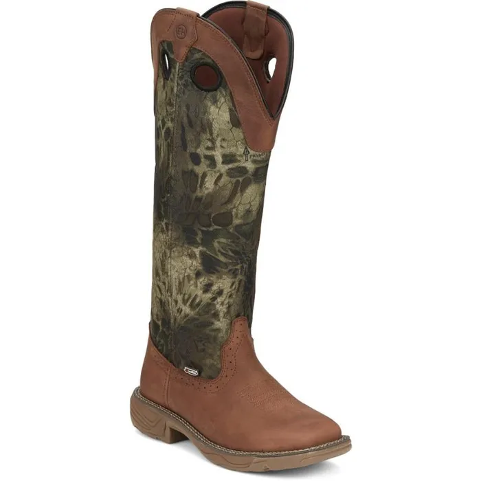 Work Women Justin Boots Rush Strike 17034 Snake Resisting Boot Russett 040brown041