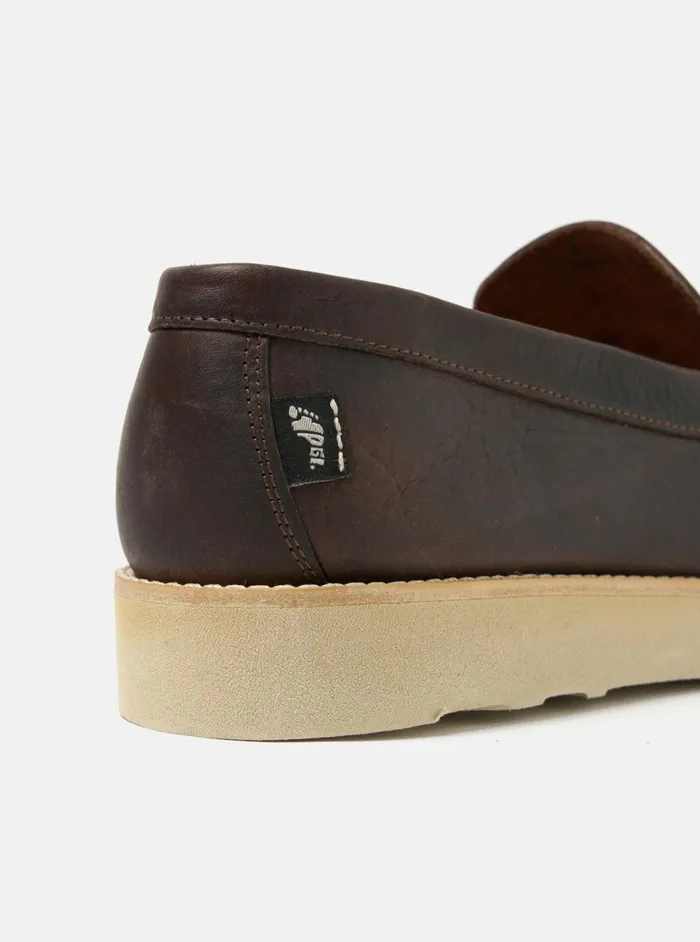 Yogi X Rudy II In Dark BrownLight Sole Tumbled Leathe Men Universal Works Footwear