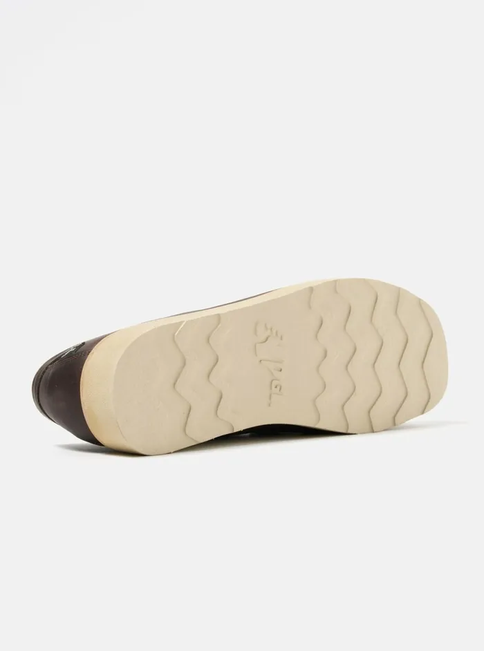 Yogi X Rudy II In Dark BrownLight Sole Tumbled Leathe Men Universal Works Footwear