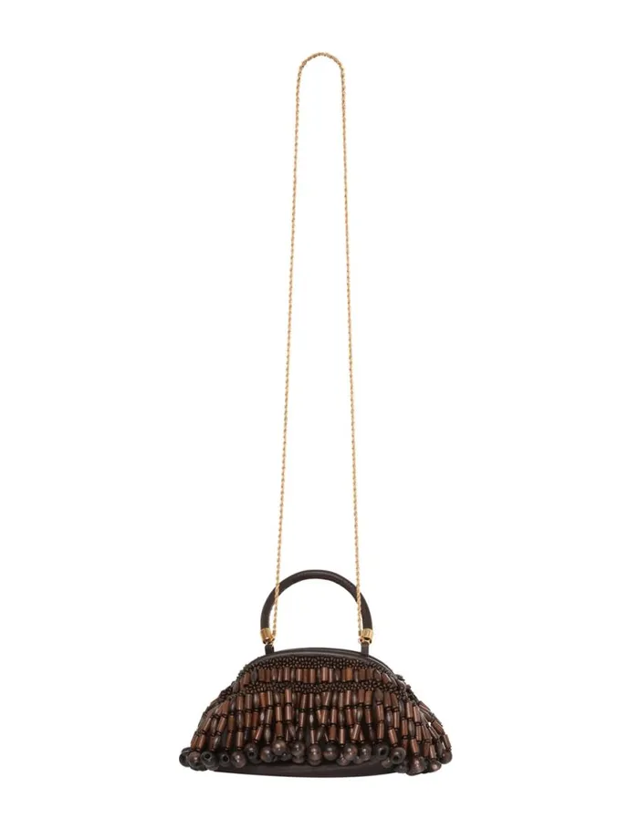 Zimmermann Bags Beaded Mini Purse Chocolate 8211 Women