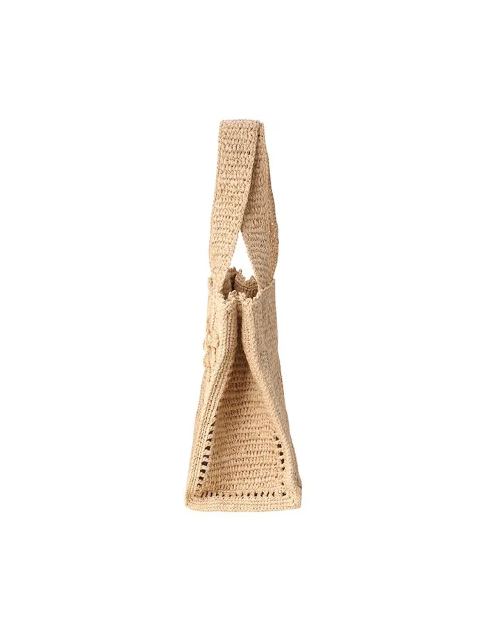 Zimmermann Bags Floral Raffia Mini Tote Natural 8211 Women