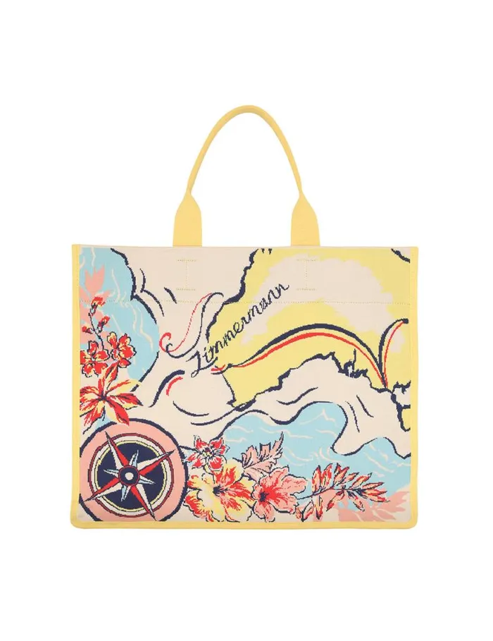 Zimmermann Bags Large Jacquard Tote Nautical Map 8211 Women