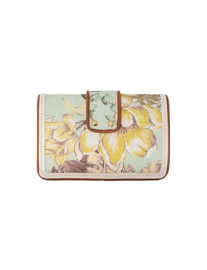 Zimmermann Bags Printed Small Cross Body Bag Mint Tropical Floral 8211 Women