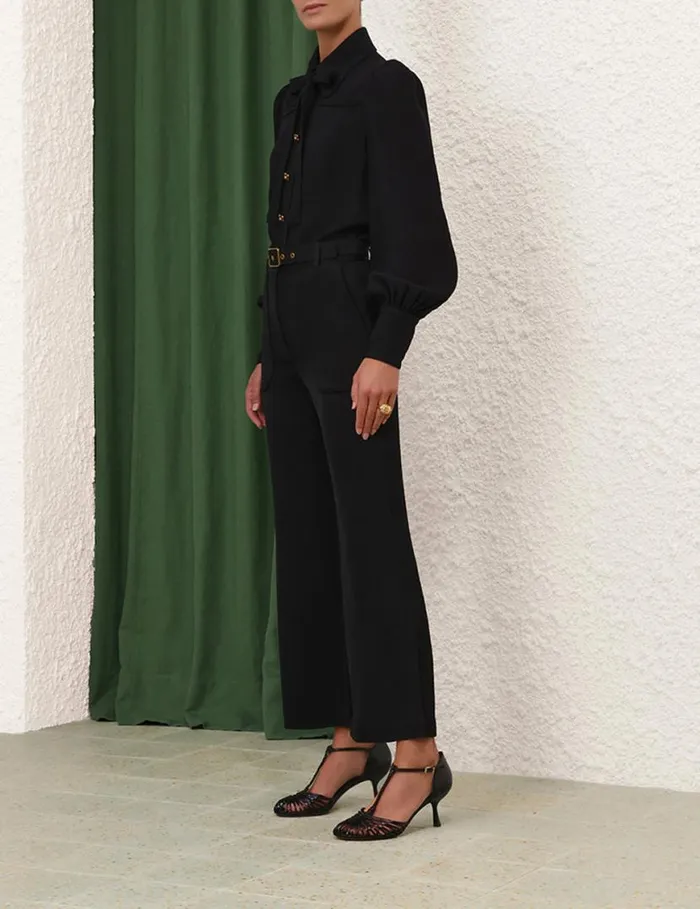 Zimmermann Clothing Collared Shirt Black 8211 Women
