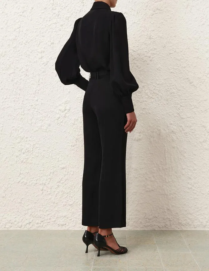 Zimmermann Clothing Collared Shirt Black 8211 Women