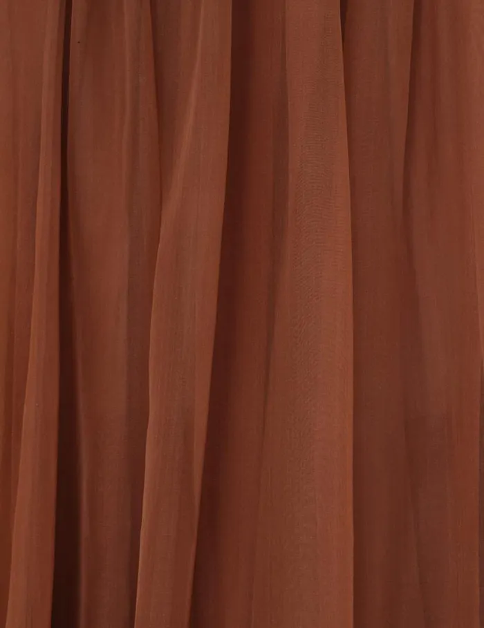 Zimmermann Clothing Natura Gathered Skirt Toffee 8211 Women