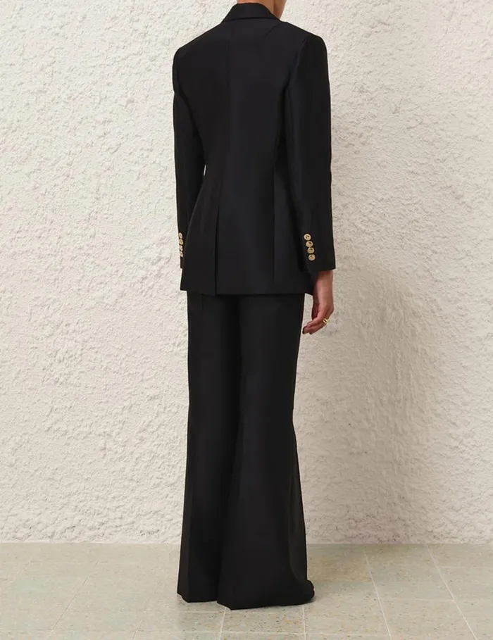 Zimmermann Clothing Natura Hourglass Jacket Black 8211 Women