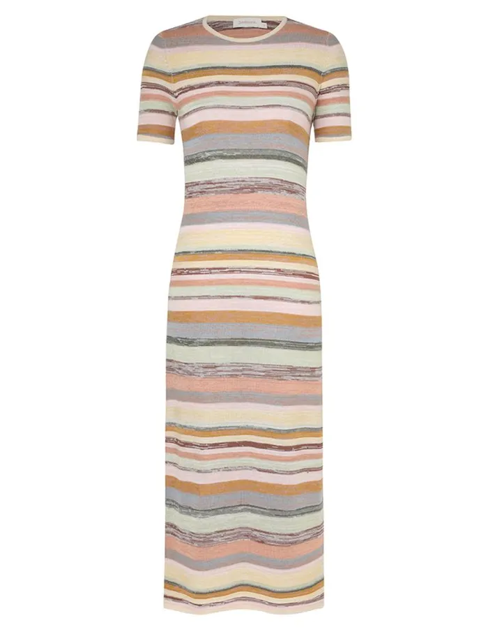Zimmermann Clothing Natura Mouline Midi Dress Multi 8211 Women