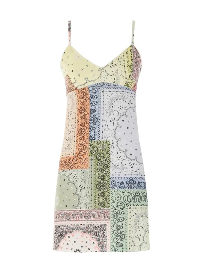 Zimmermann Dresses Matchmaker Lantern Mini Dress Bandana Patch Print 8211 Women