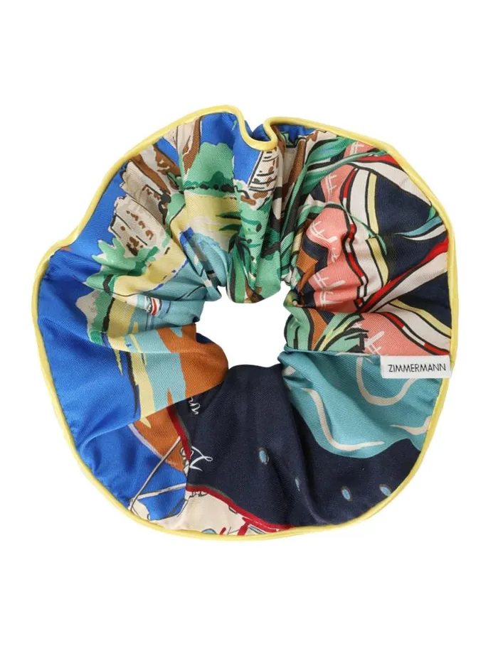 Zimmermann Hair Accessories Double Faced Silk Scrunchie Nautical Map 8211 Women Zimmermann Hair Accessories Double Faced Silk Scrunchie Nautical Map 8211 Women