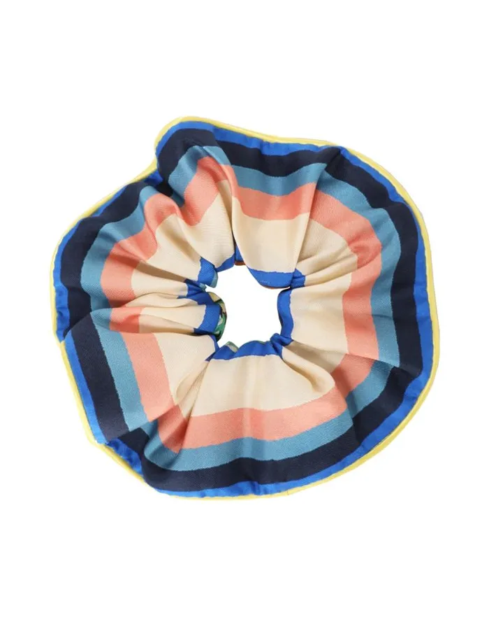 Zimmermann Hair Accessories Double Faced Silk Scrunchie Nautical Map 8211 Women