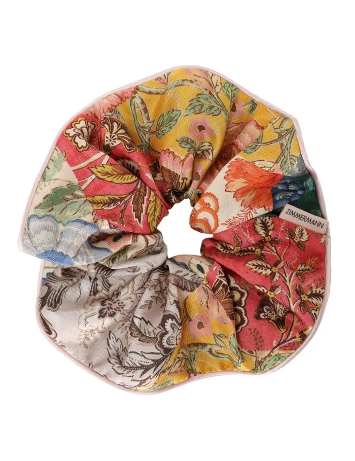 Zimmermann Hair Accessories Double Faced Silk Scrunchie Patch Floral 8211 Women Zimmermann Hair Accessories Double Faced Silk Scrunchie Patch Floral 8211 Women