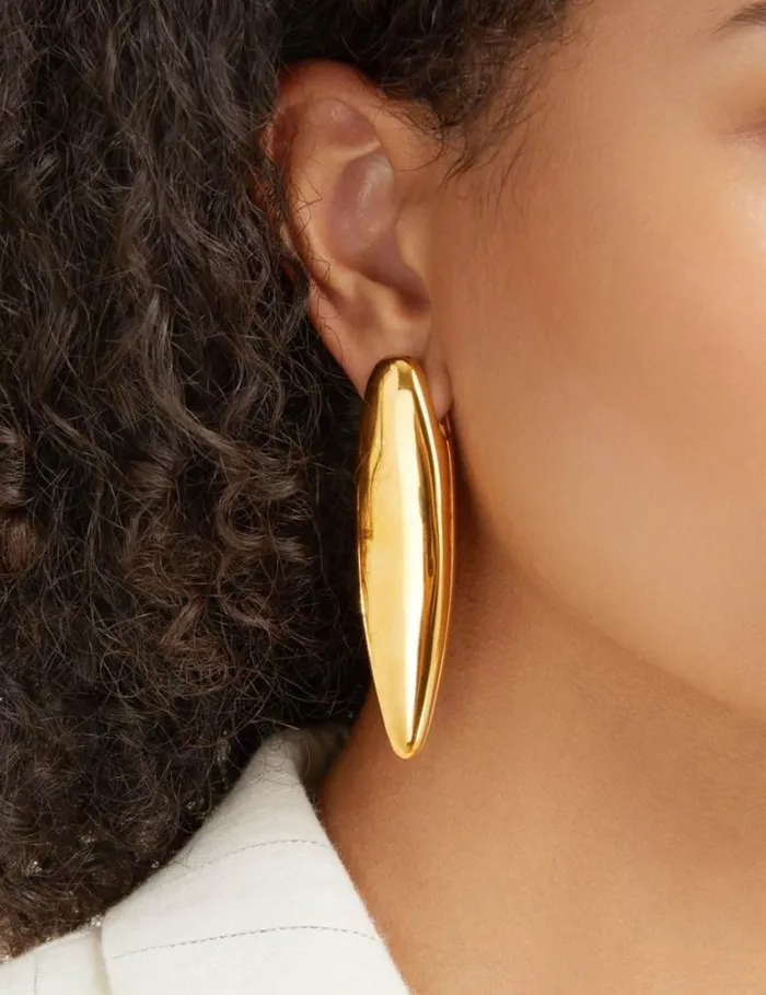 Zimmermann Jewellery Paint Stroke Earrings Gold 8211 Women