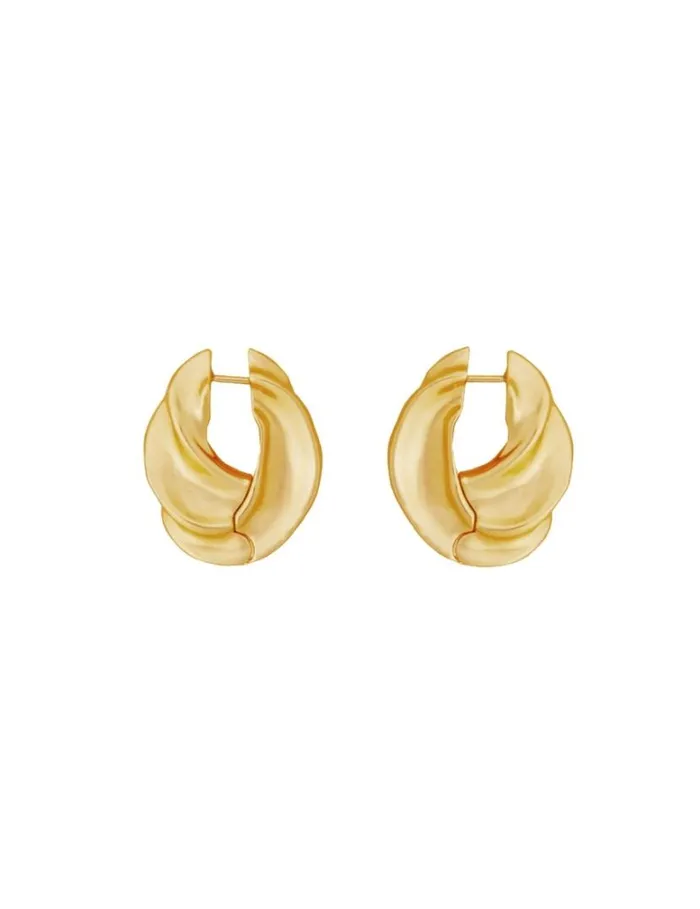 Zimmermann Jewellery Paint Stroke Hoops Gold 8211 Women