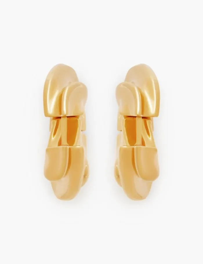 Zimmermann Jewellery Paint Stroke Hoops Gold 8211 Women