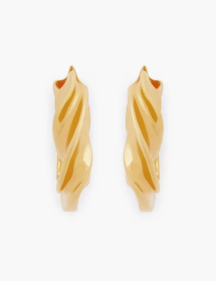 Zimmermann Jewellery Paint Stroke Hoops Gold 8211 Women