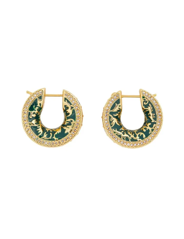 Zimmermann Jewellery Zimmemorabilia Stone Hoops Goldmulti 8211 Women