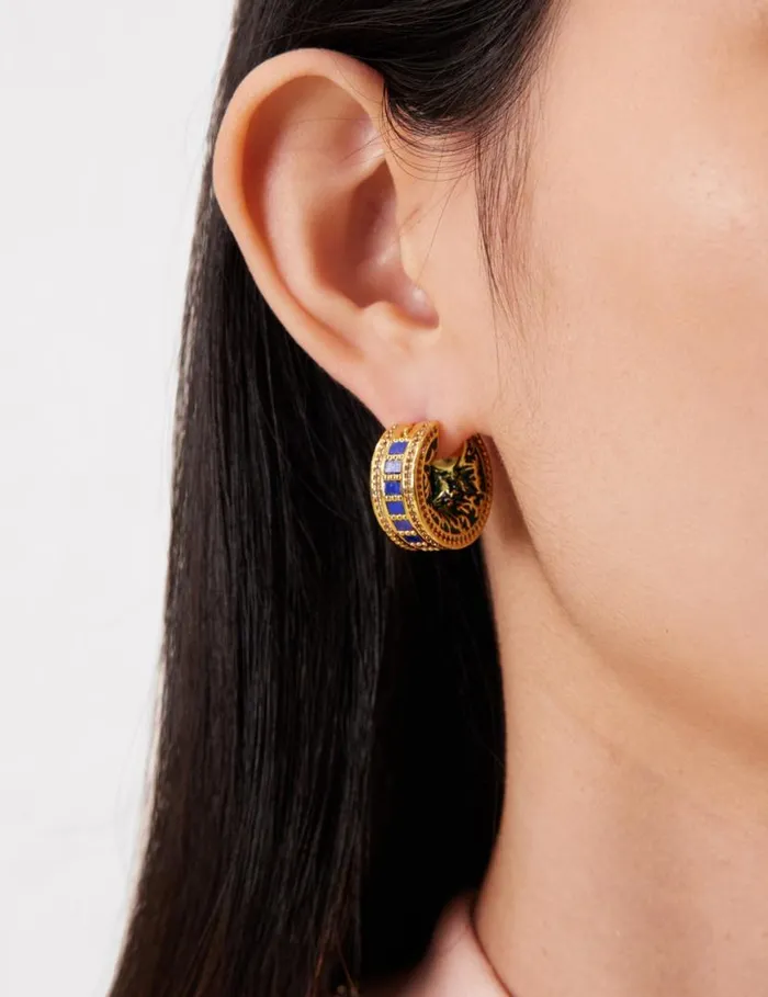 Zimmermann Jewellery Zimmemorabilia Stone Hoops Goldmulti 8211 Women
