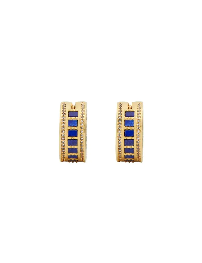 Zimmermann Jewellery Zimmemorabilia Stone Hoops Goldmulti 8211 Women