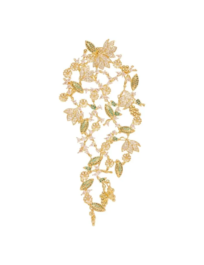 Zimmermann Jewellery Zimmermann Bloom Drop Earring Goldgreen 8211 Women