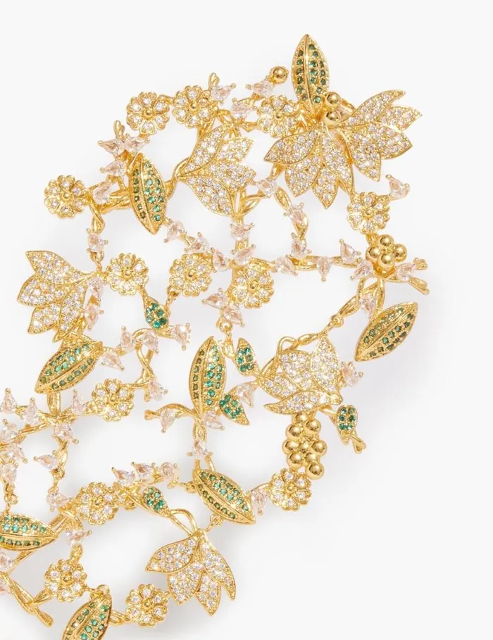 Zimmermann Jewellery Zimmermann Bloom Drop Earring Goldgreen 8211 Women