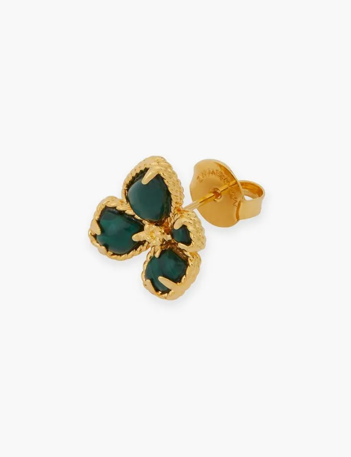 Zimmermann Jewellery Zimmermann Bloom Studs Goldmalachite 8211 Women