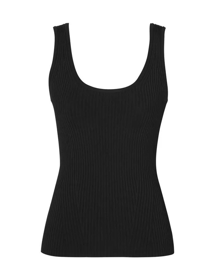Zimmermann Knitwear Scoop Neck Tank Black 8211 Women